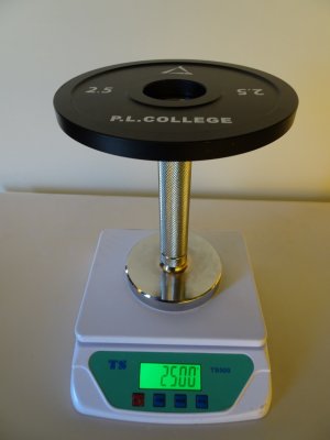 画像3: P.L.College スチールプレート2.5kg2枚