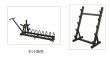 画像1: プレートラックＢタイプ＋バーベルシャフトラック