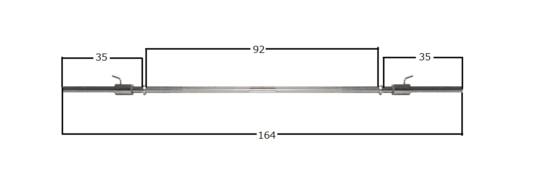 画像2: バーベルシャフトC　164cm