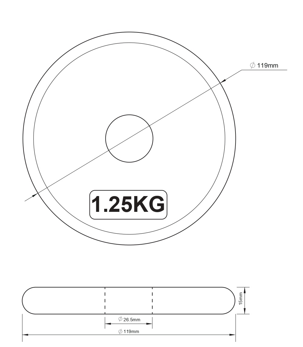 画像2: プレート1.25kg×2枚＋2.5kg×2枚